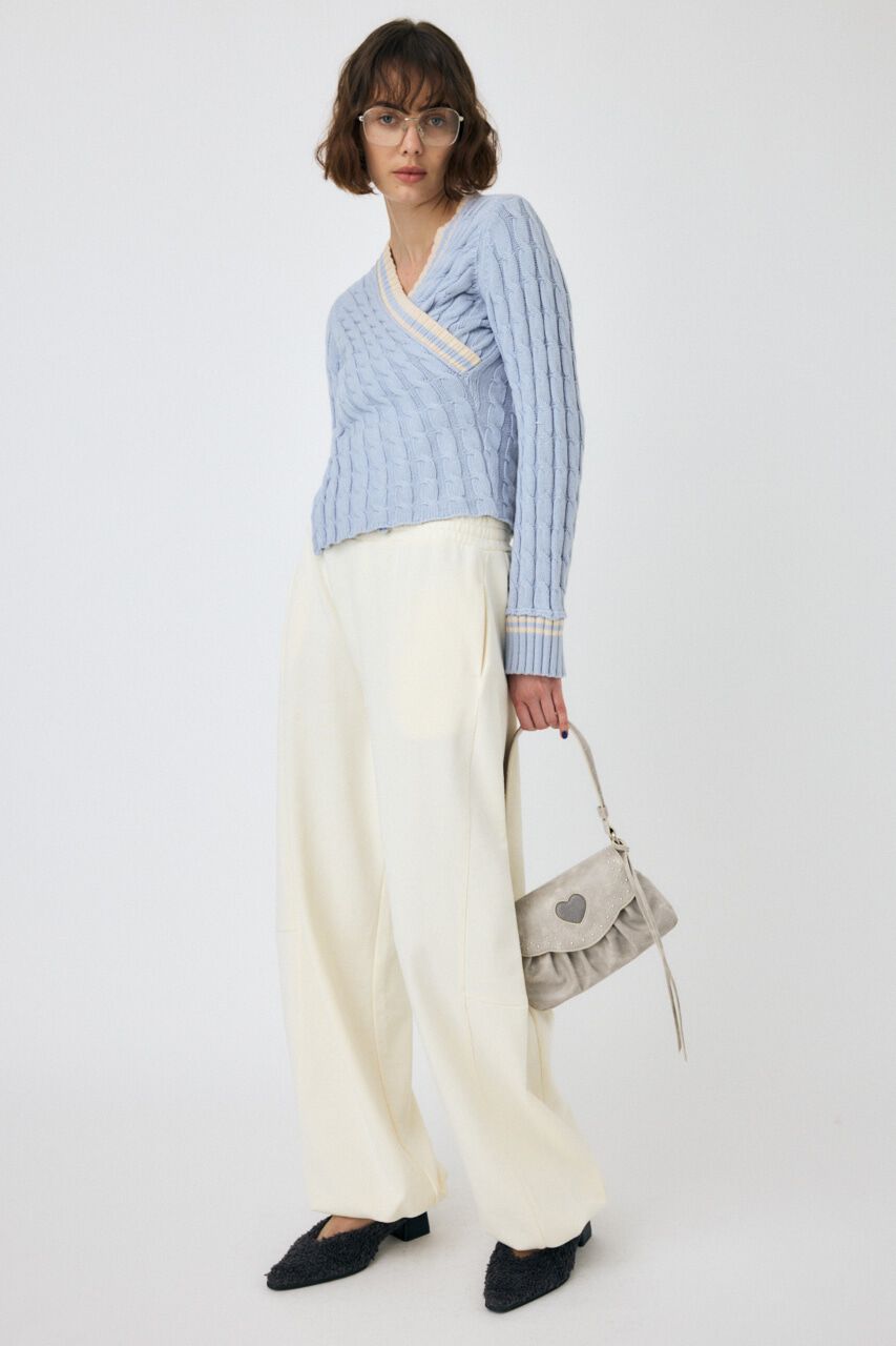 MOUSSY「CABLE LINE ニット」|ニット・セーター|