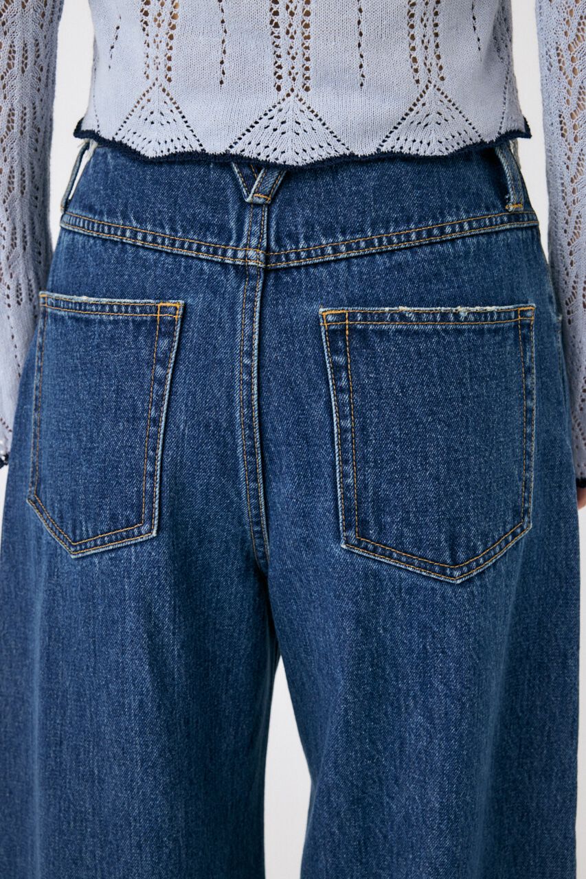 MOUSSY「BELT OFF ストレートデニム」|デニム|