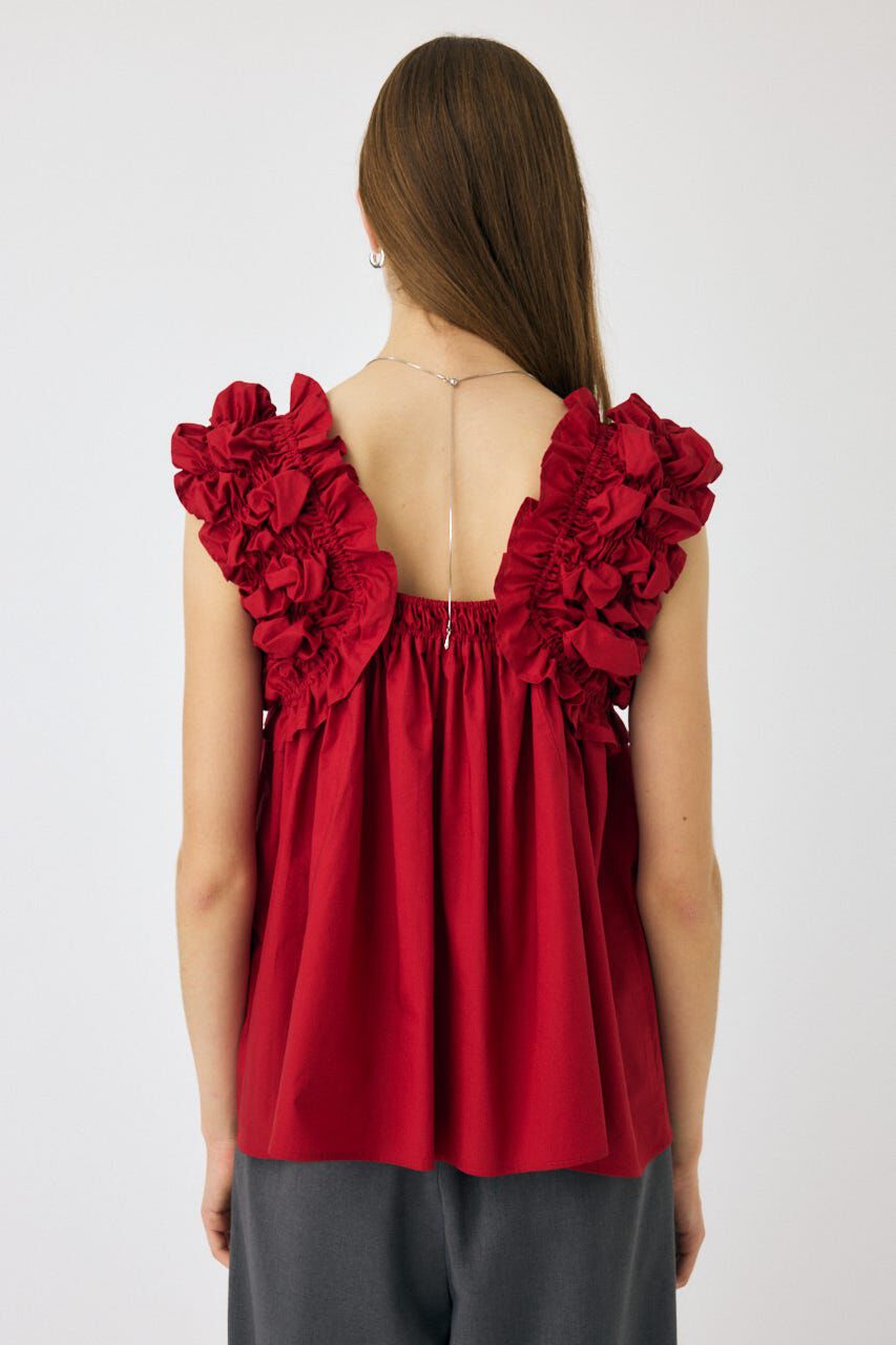 MOUSSY「SHOULDER FRILLS トップス」|その他|