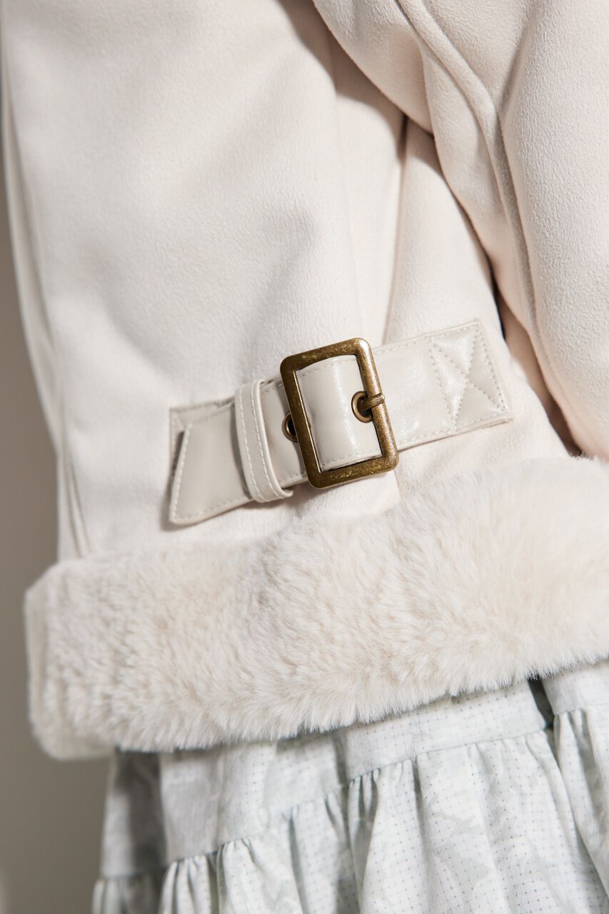 rienda「フェイクファーライダースムートンJK」|その他|