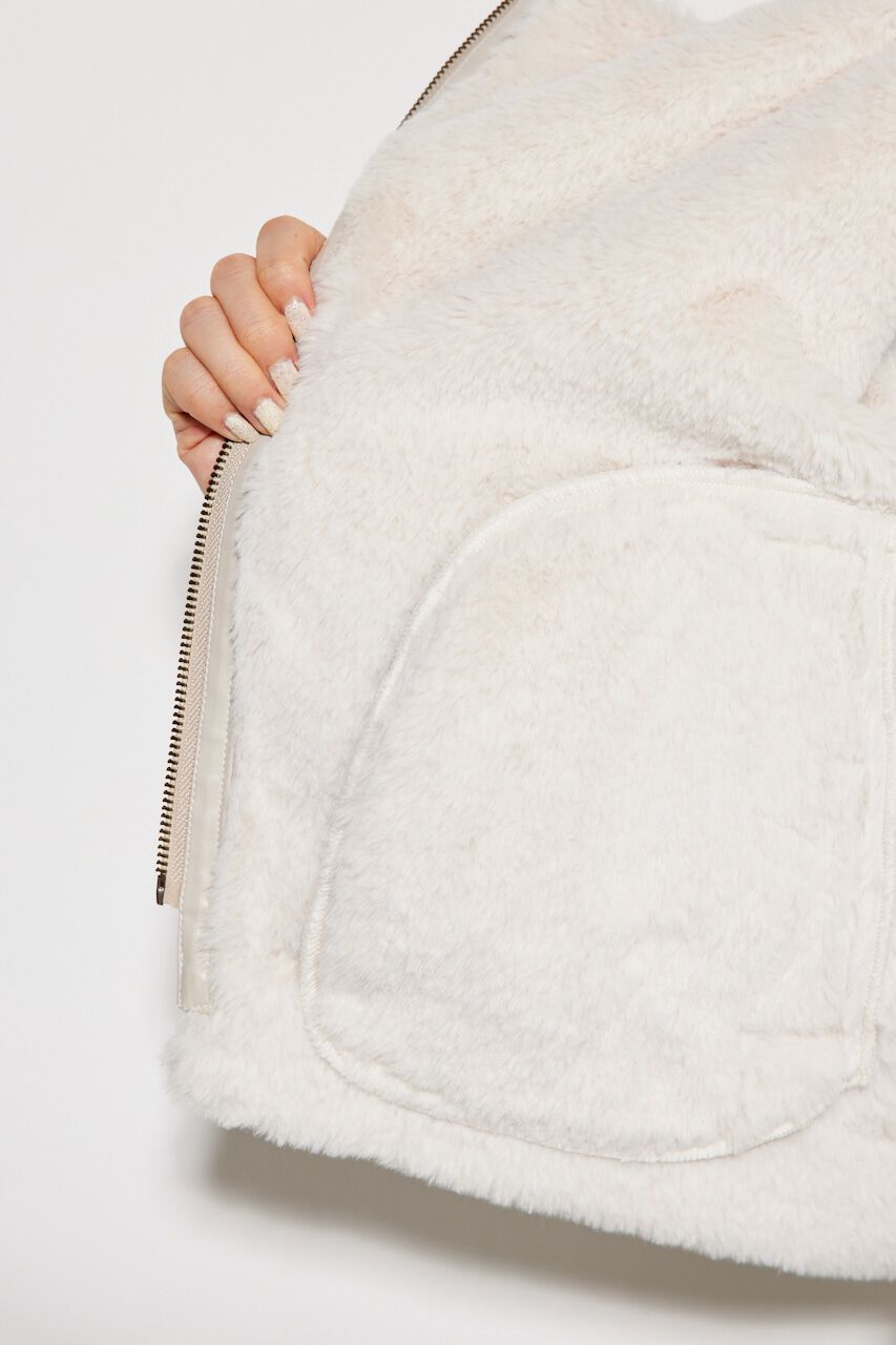 rienda「フェイクファーライダースムートンJK」|その他|