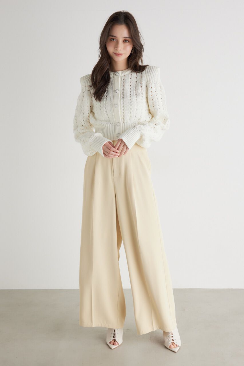 rienda「ベルトポイントH/WワイドPT」|その他|YEL