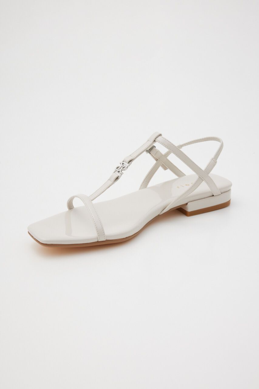 rienda「RRロゴフラットサンダル」|サンダル|