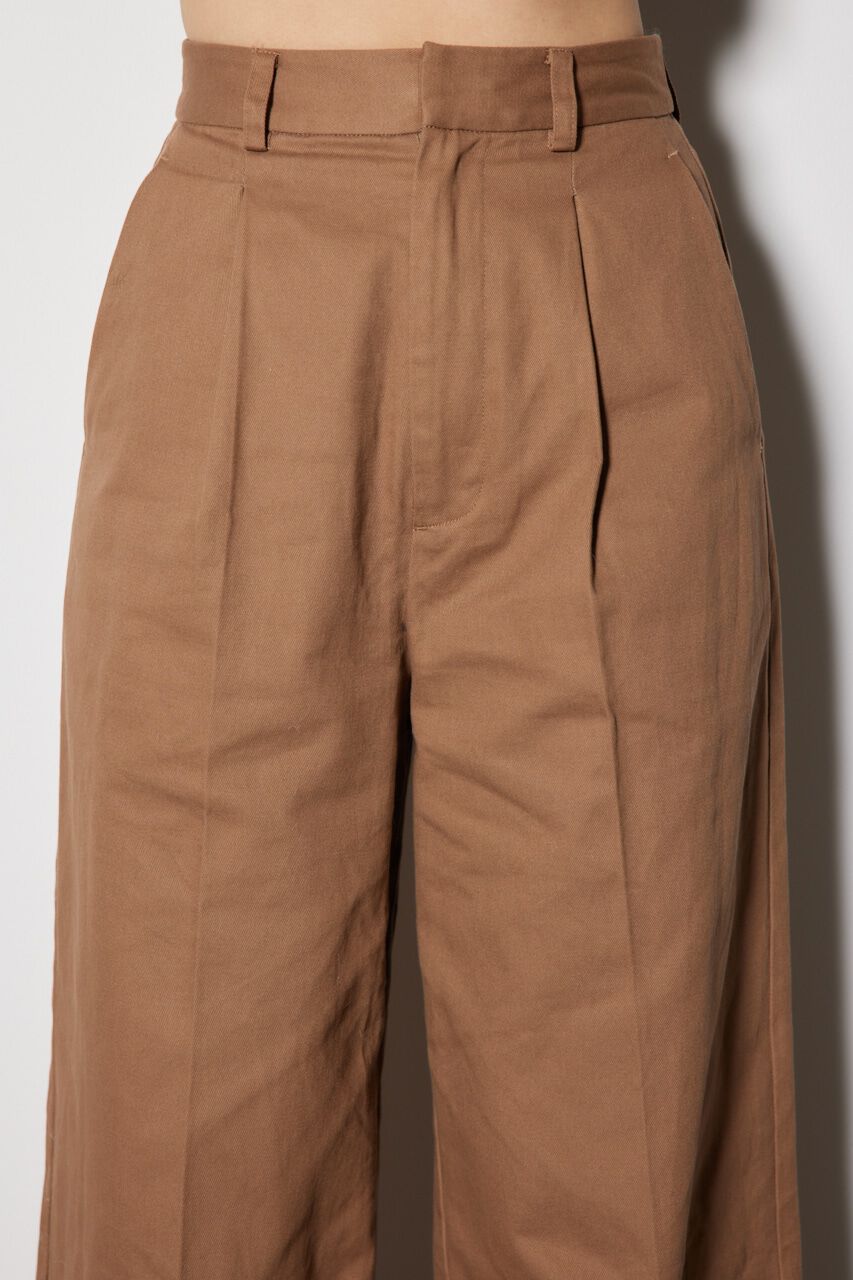 rienda「フロントタックチノジャストウエストパンツ」|その他|