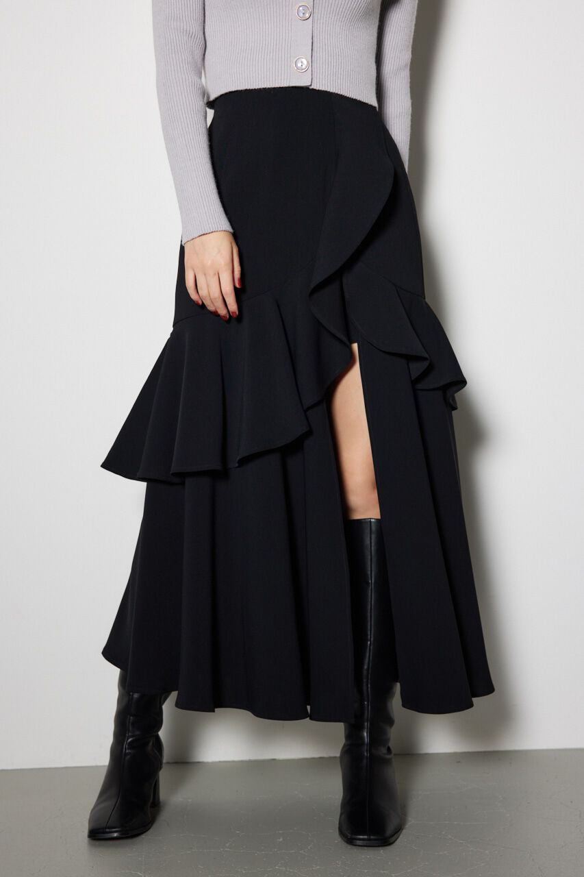 rienda「ダブルフリルスリットスコートショートパンツ」|その他|