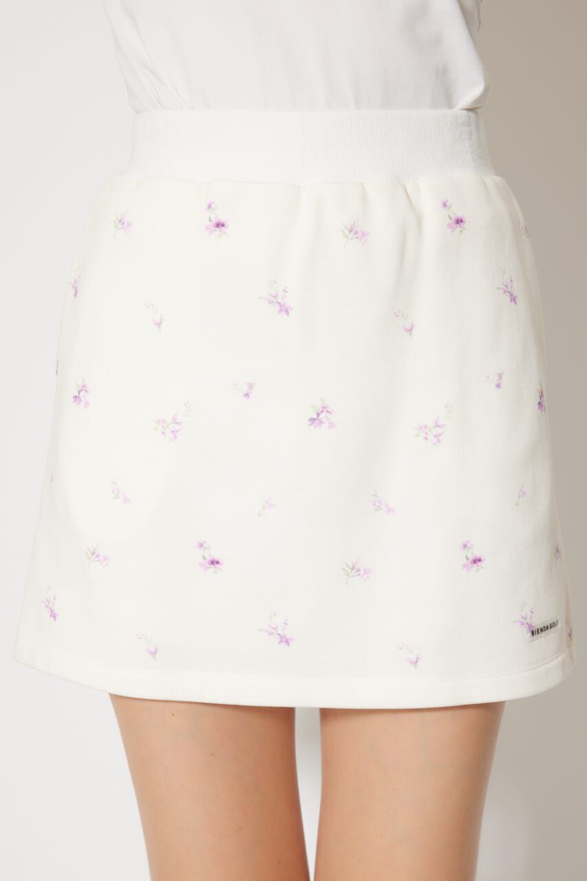 rienda「フラワースウェットタイトスカート」|スカート|