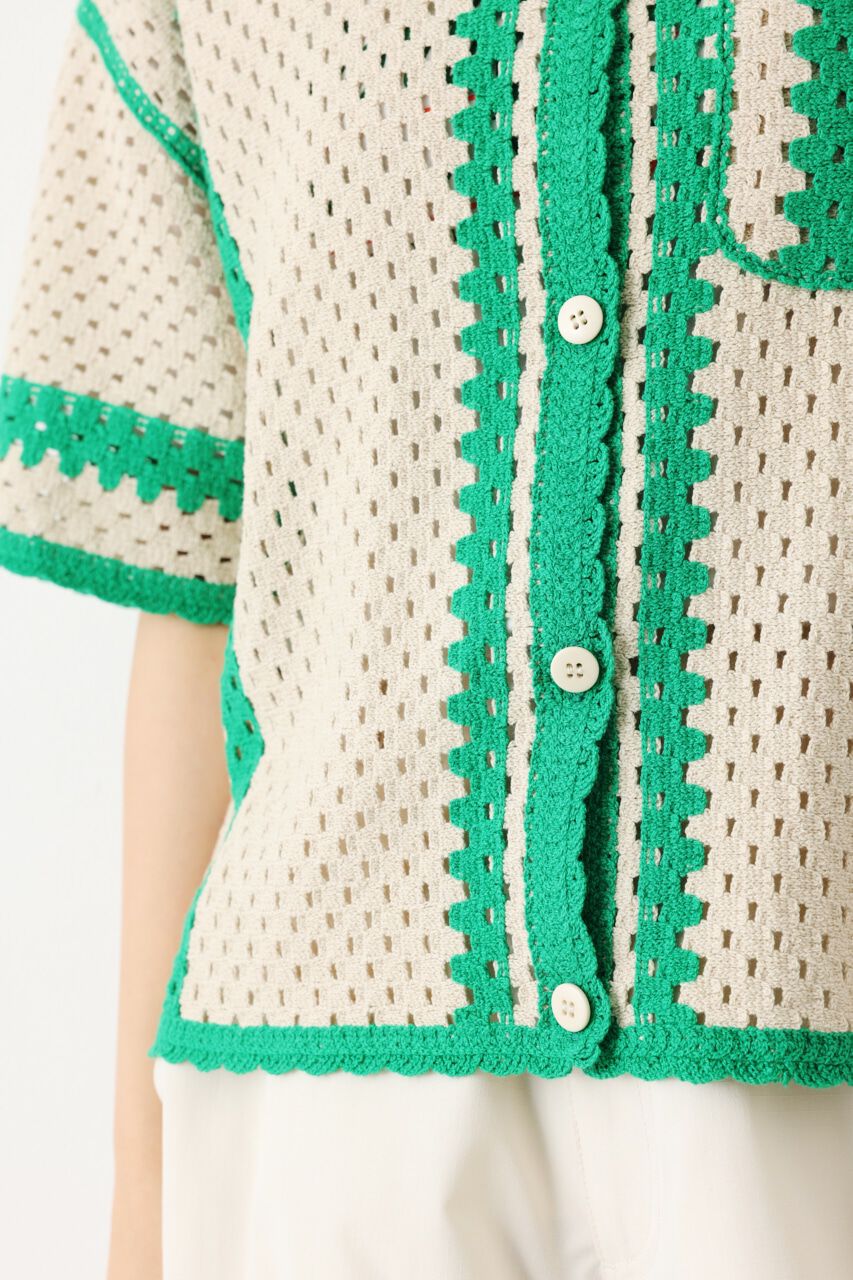 RODEO CROWNS「クロシェカーディガン」|カーディガン|