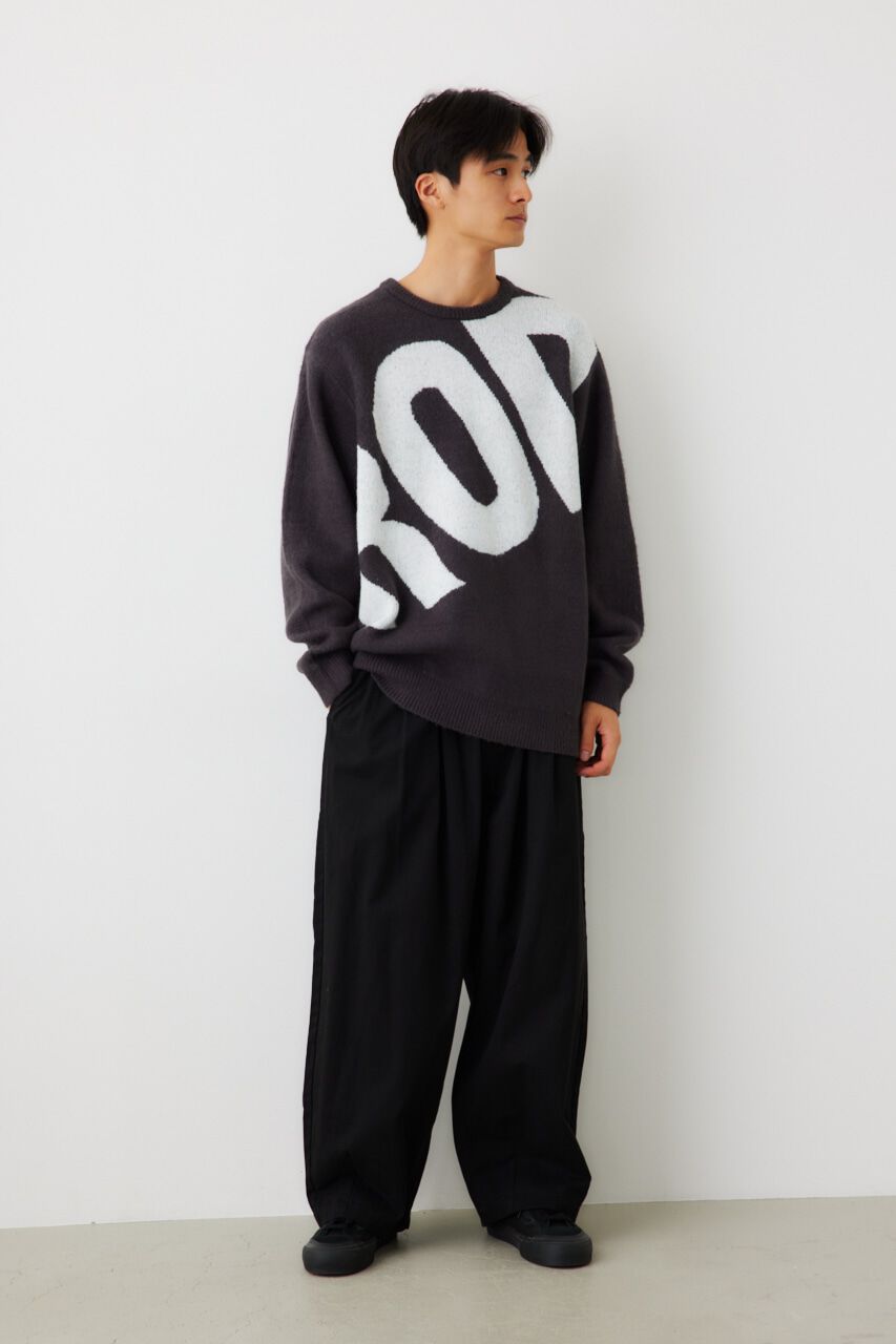 RODEO CROWNS「メンズブークレビッグロゴニットトップス」|ニット・セーター|