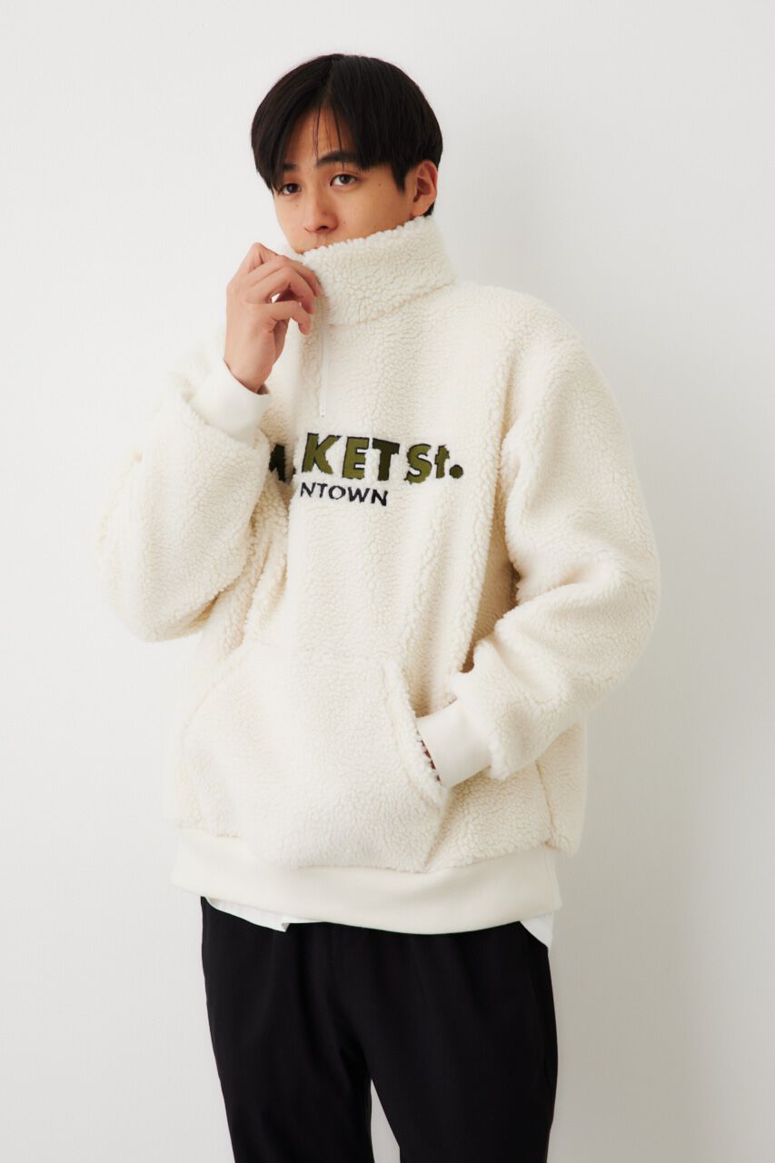 RODEO CROWNS「ボアハーフZIPトップス」|Tシャツ・カットソー|O/WHT1