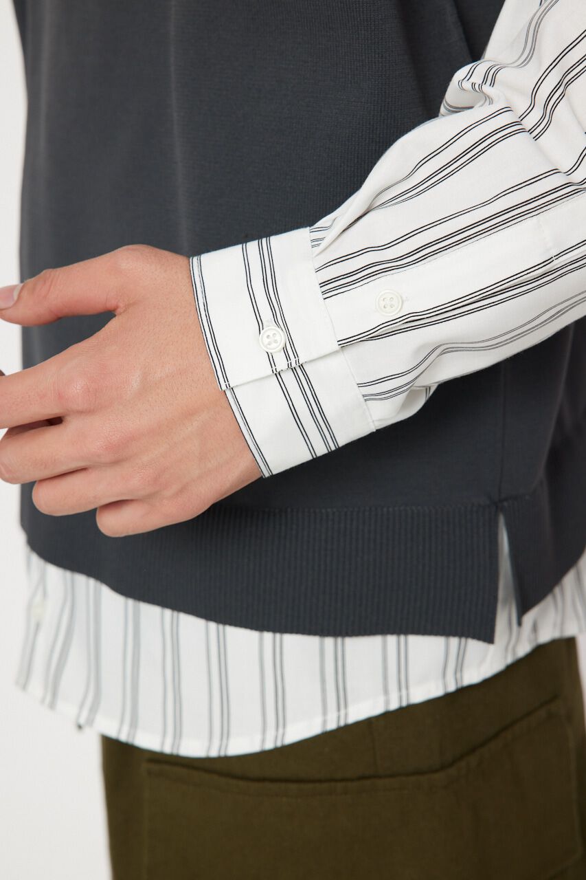 RODEO CROWNS「シャツコンビニット」|ニット・セーター|