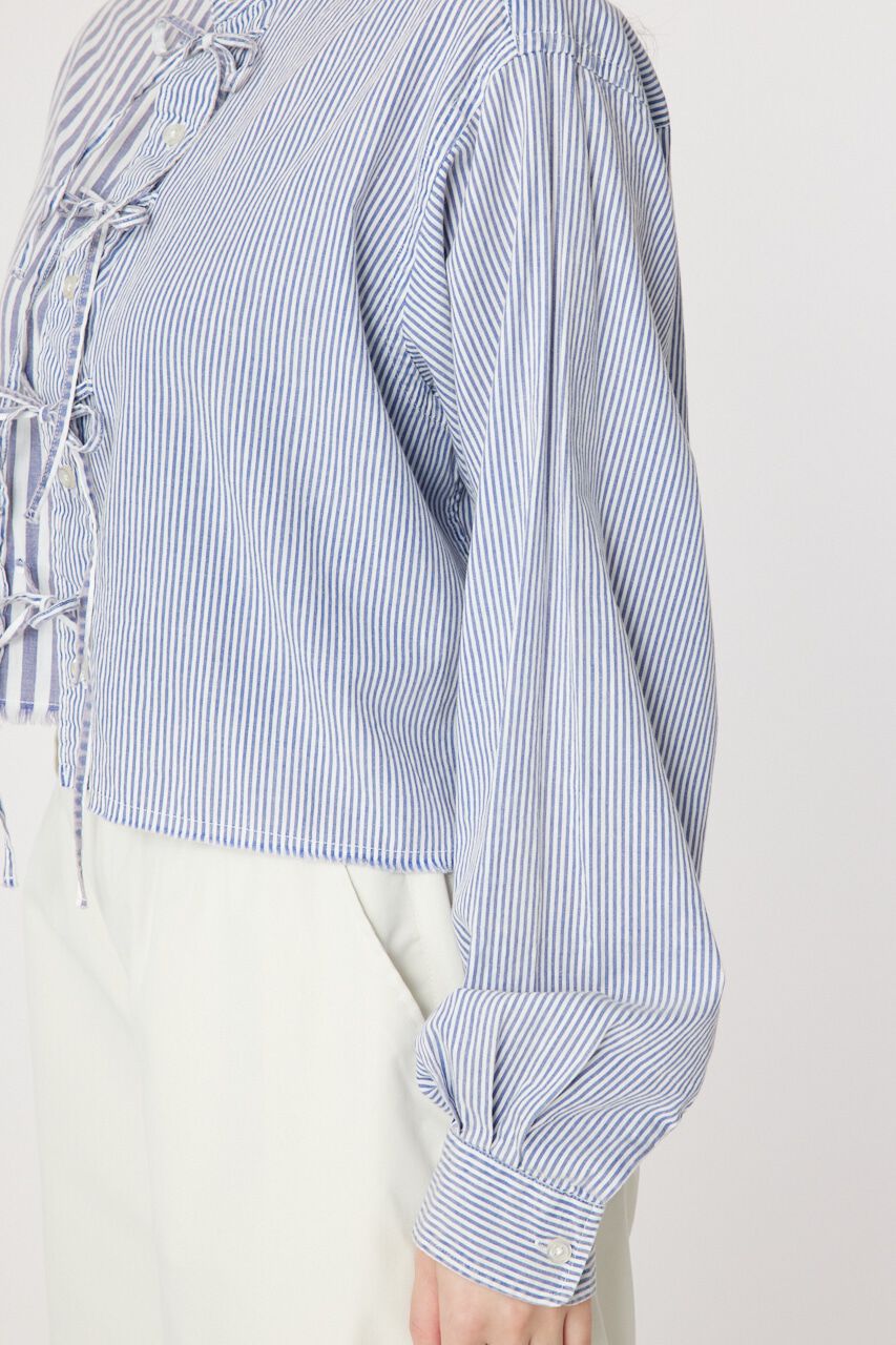 RODEO CROWNS「リボンクロップドシャツ」|シャツ・ブラウス|