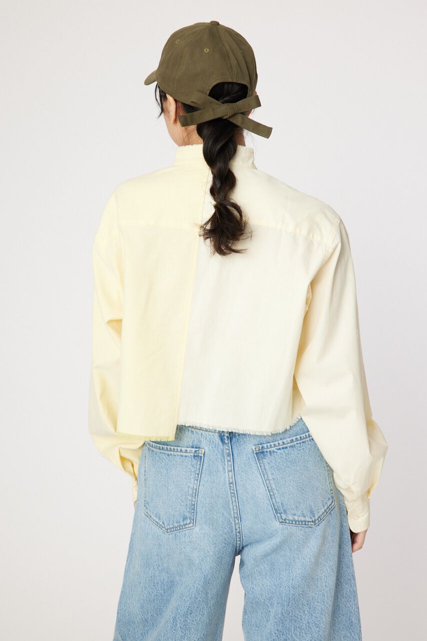 RODEO CROWNS「リボンクロップドシャツ」|シャツ・ブラウス|