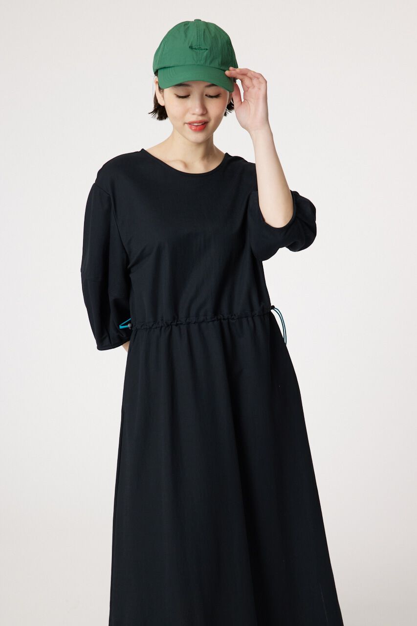 RODEO CROWNS「RNカノコ 2WAY ドロストワンピース」|ワンピース|BLK