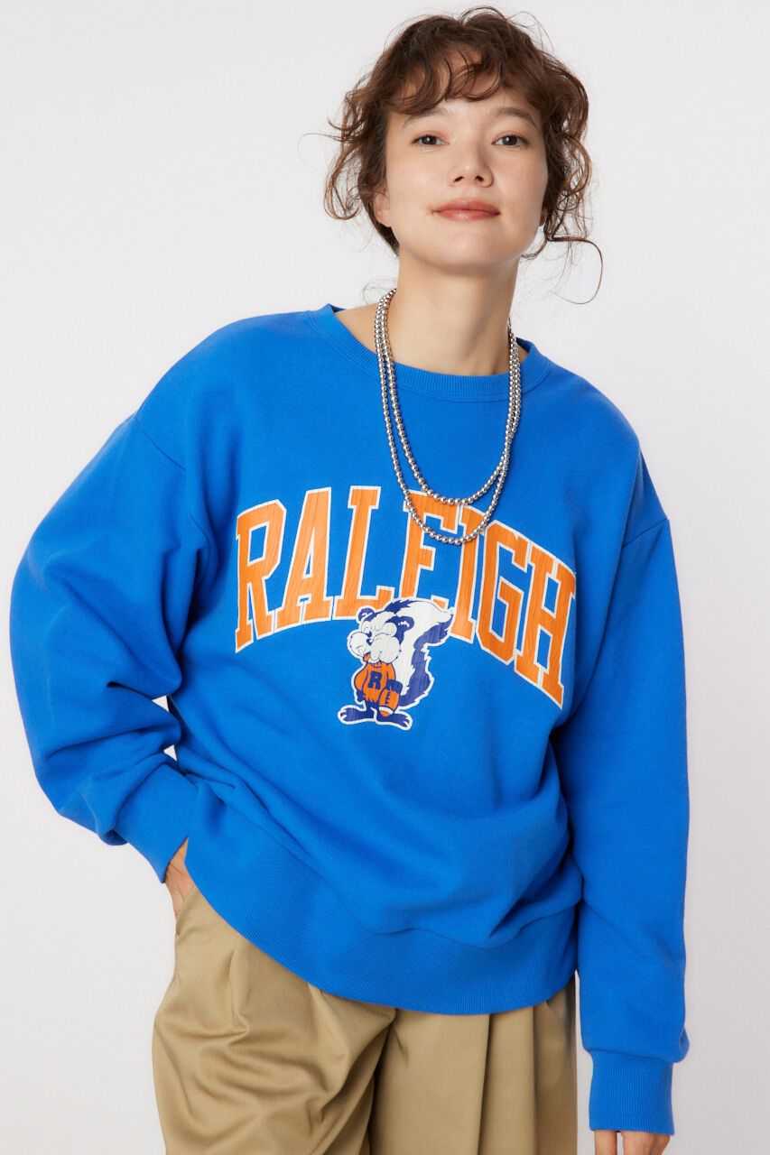 RODEO CROWNS「Multi Graphicスウェットトップス」|パーカー|BLU