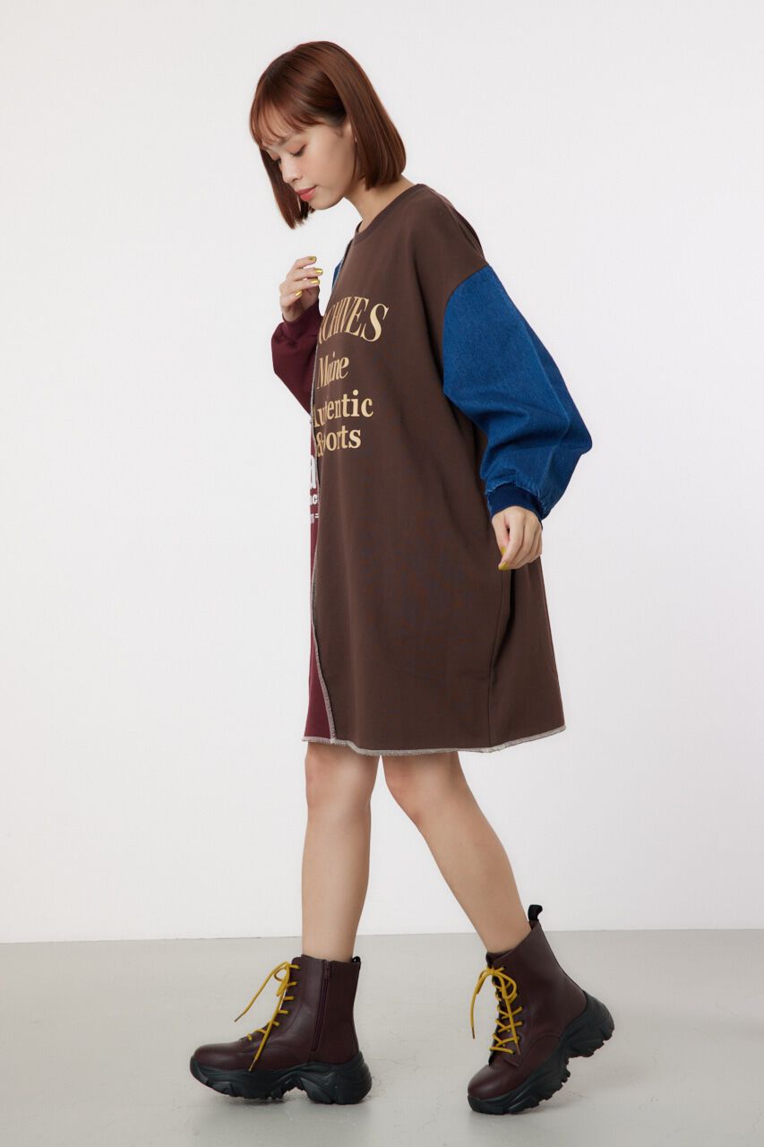 RODEO CROWNS「カスタム college スウェットワンピース」|ワンピース|