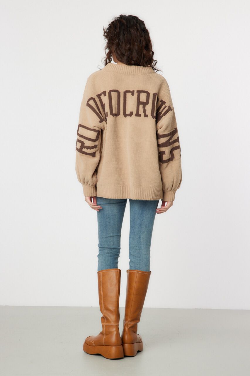 RODEO CROWNS「ロゴモールニットトッパー」|カーディガン|