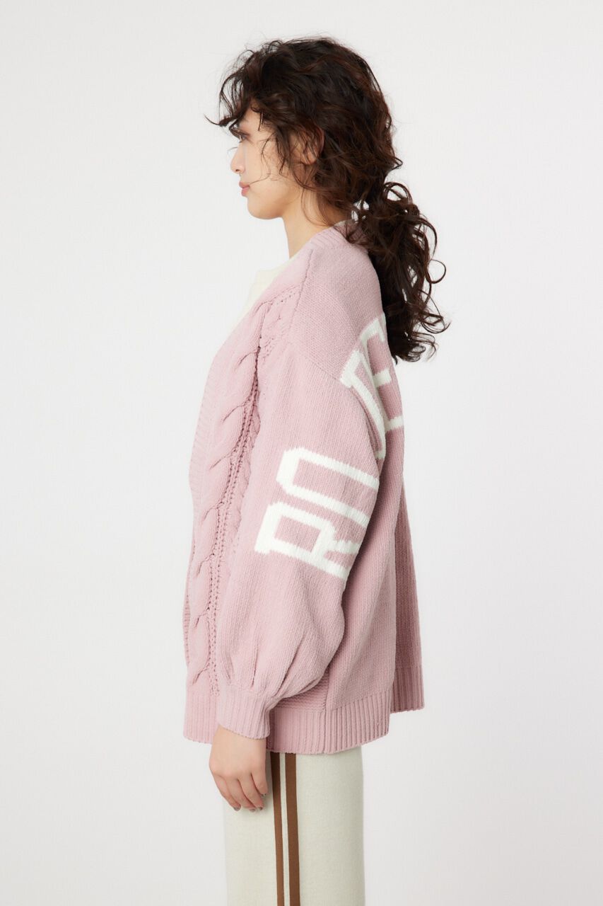 RODEO CROWNS「ロゴモールニットトッパー」|カーディガン|