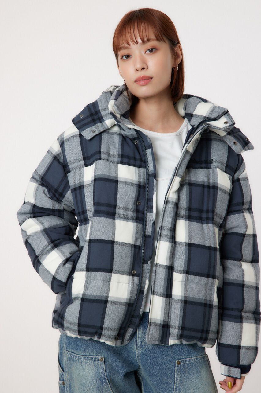 RODEO CROWNS「LOGO パフ 中綿ブルゾン」|ブルゾン・スタジャン|柄WHT5