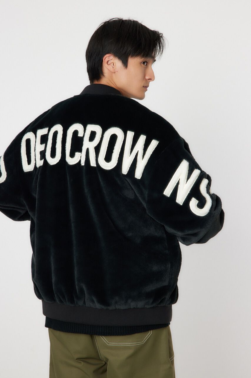 RODEO CROWNS「ロゴエコファーブルゾン」|ブルゾン・スタジャン|
