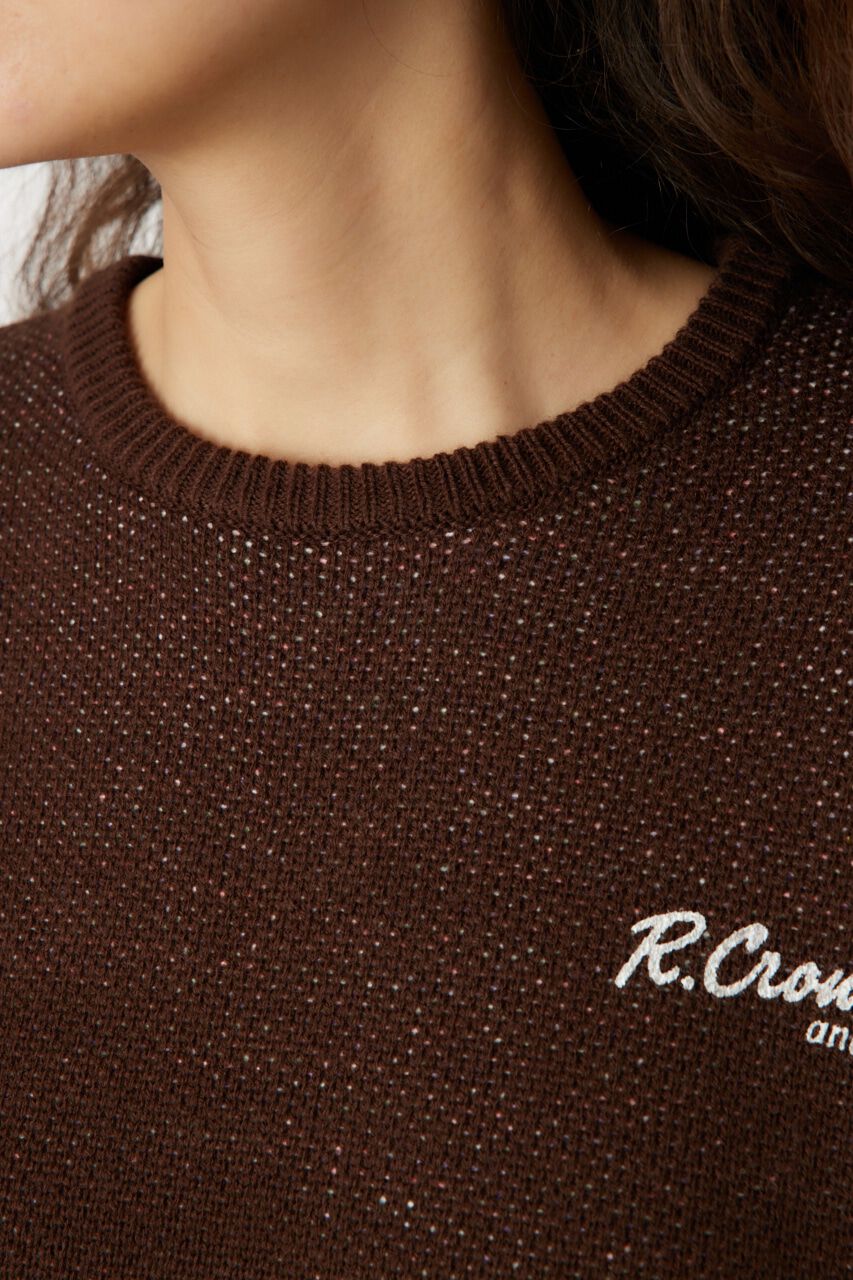 RODEO CROWNS「MIX COLOR LOGOニットトップス」|ニット・セーター|