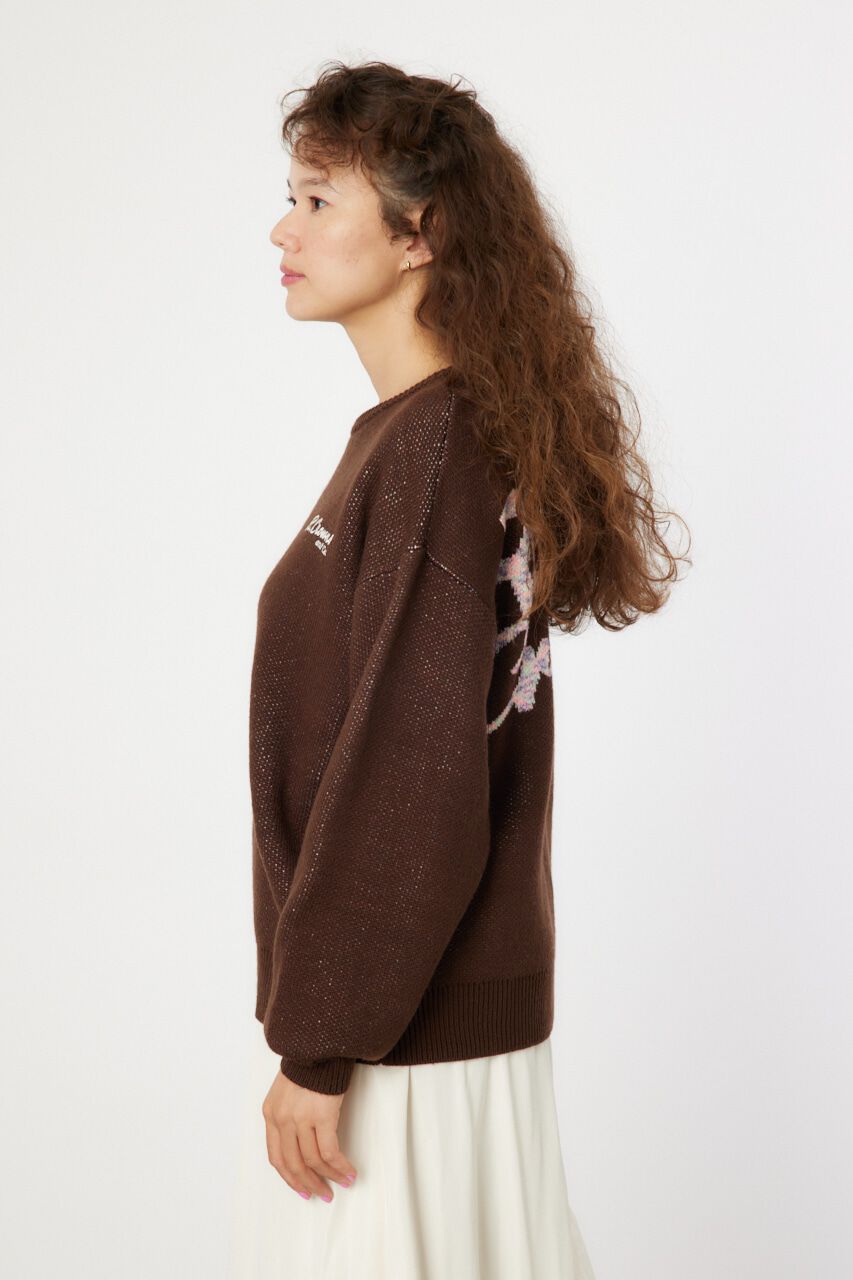 RODEO CROWNS「MIX COLOR LOGOニットトップス」|ニット・セーター|