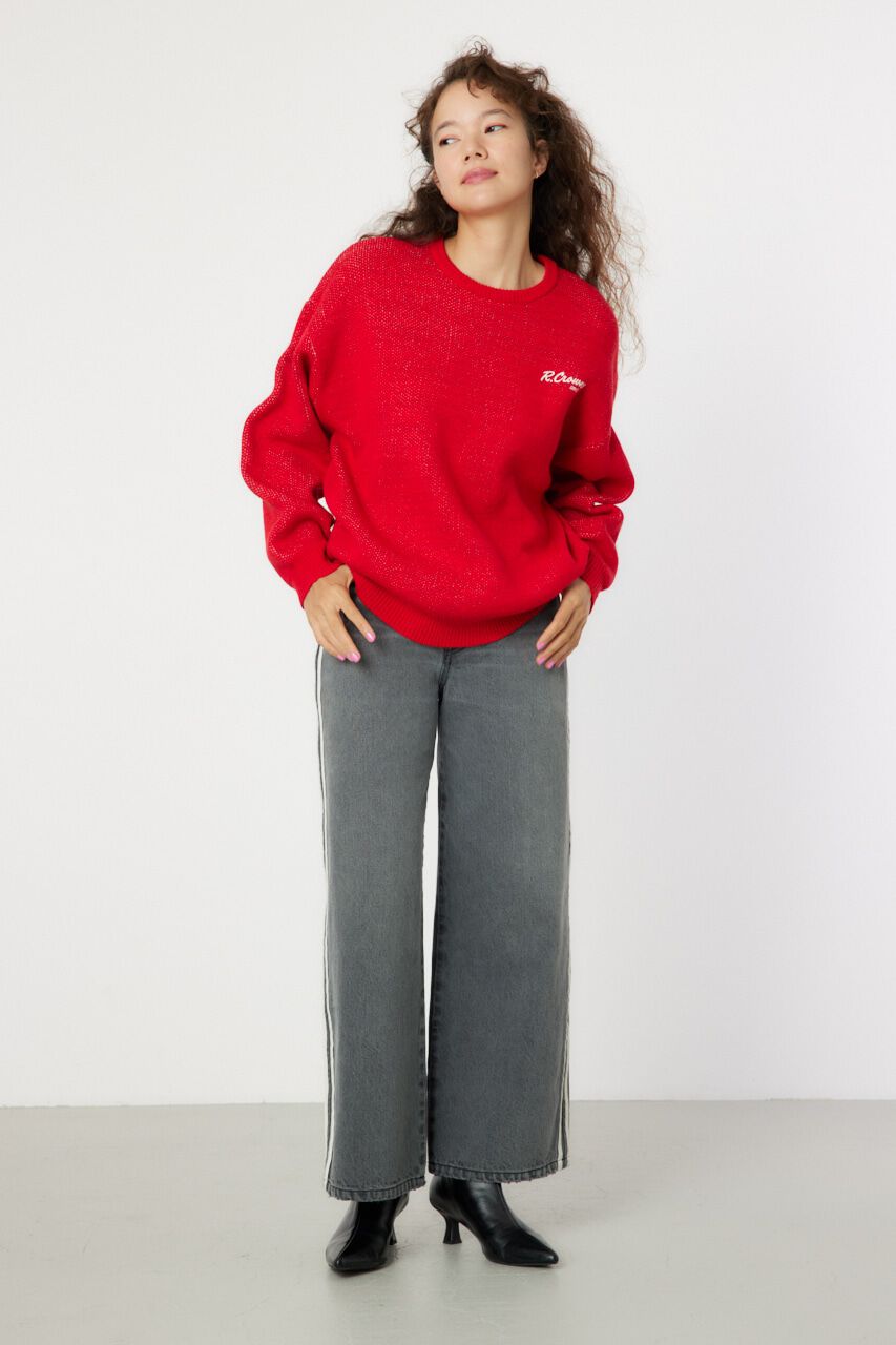 RODEO CROWNS「MIX COLOR LOGOニットトップス」|ニット・セーター|