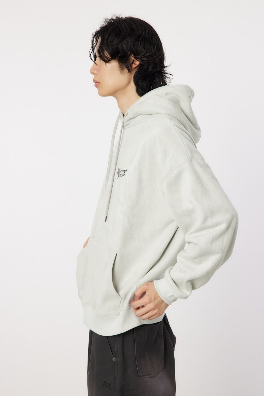 RODEO CROWNS「faux suede backboa フーディー」|パーカー|