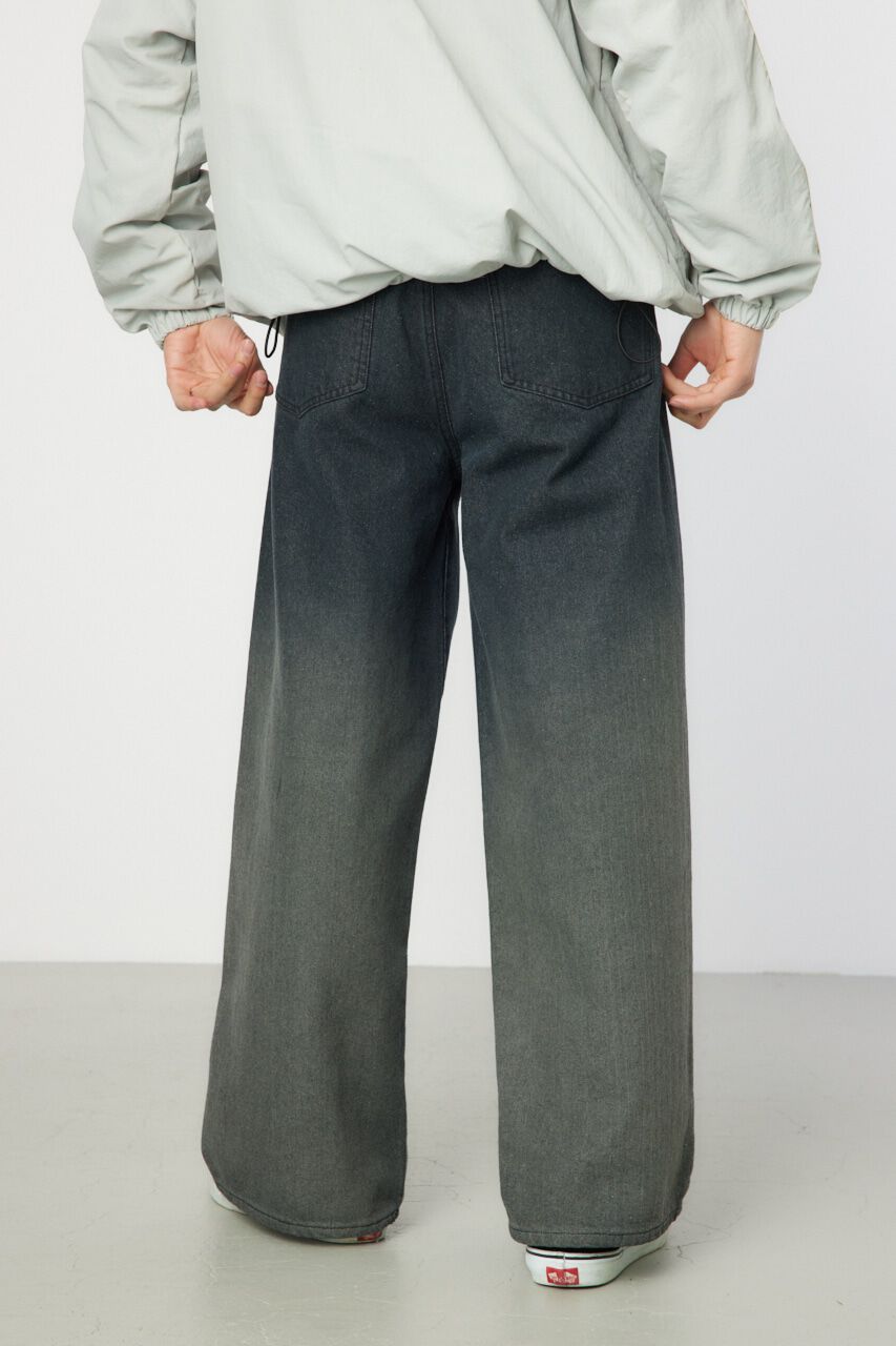 RODEO CROWNS「フェードワイドデニムパンツ」|デニム|