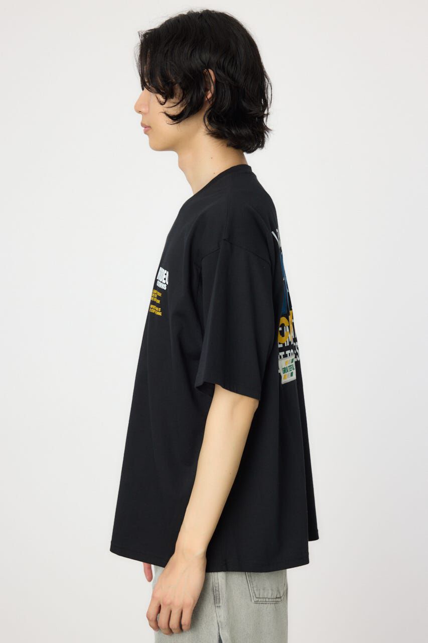 RODEO CROWNS「メンズOverlap デニムアップリケTシャツ」|Tシャツ・カットソー|