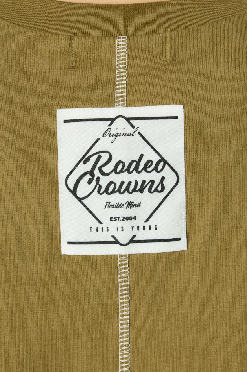 RODEO CROWNS「配色ステッチノースリーブワンピース」|ワンピース|