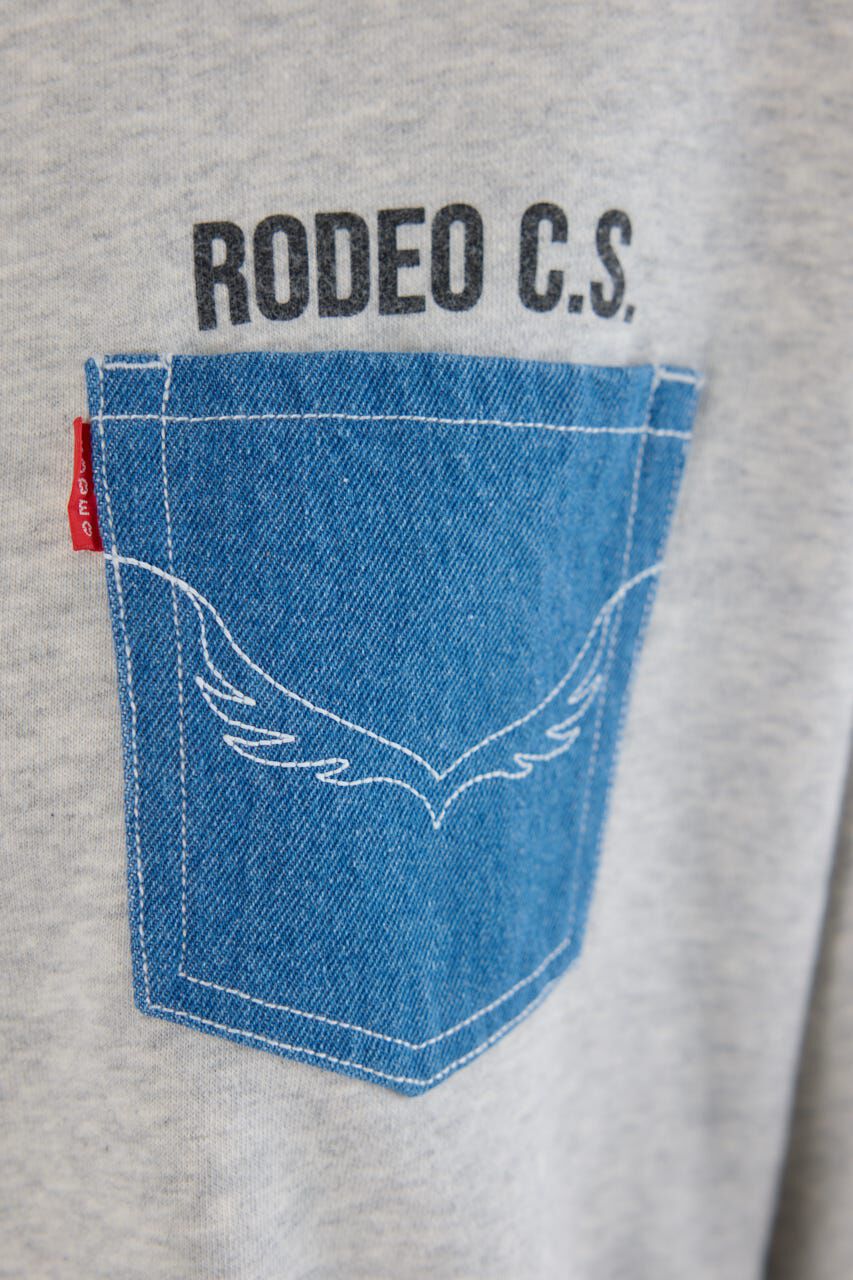 RODEO CROWNS「グランジロゴデニムアップリケワンピース」|ワンピース|