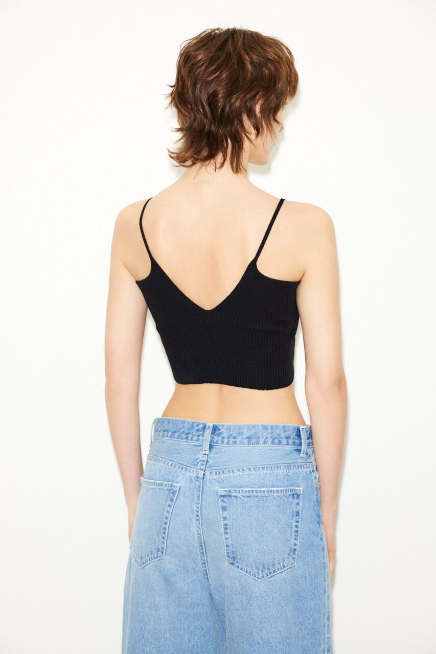 SLY「CROP 2WAY RIB キャミソール」|キャミソール|