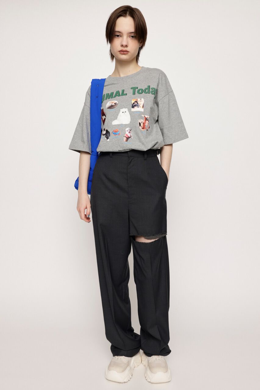 SLY「CUT OFF WIDE STRAIGHT パンツ」|その他|