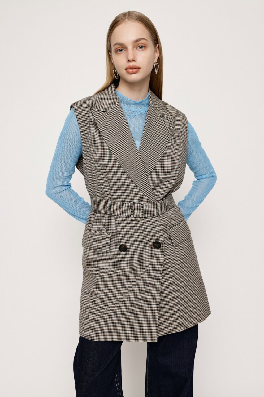 SLY「BELTED DOUBLE ベスト」|ダウンベスト・ベスト|