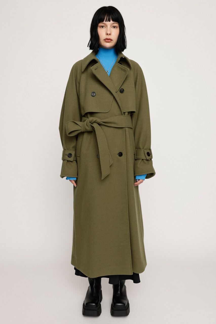 SLY「LAYERED FLAP BELTED コート」|その他|KHA