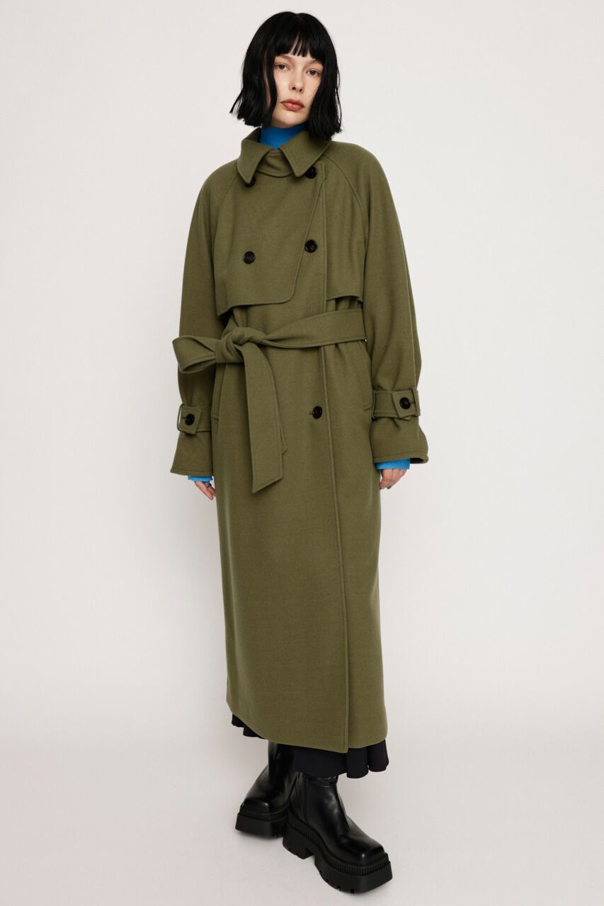 SLY「LAYERED FLAP BELTED コート」|その他|