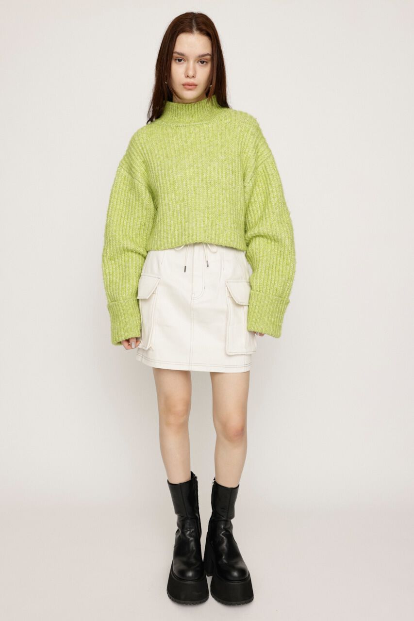 SLY「COMBI CUT ショートスカート」|スカート|