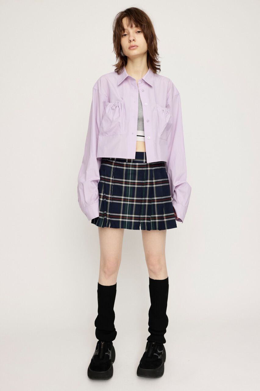 SLY「GATHER POCKET CROPPED シャツ」|シャツ・ブラウス|