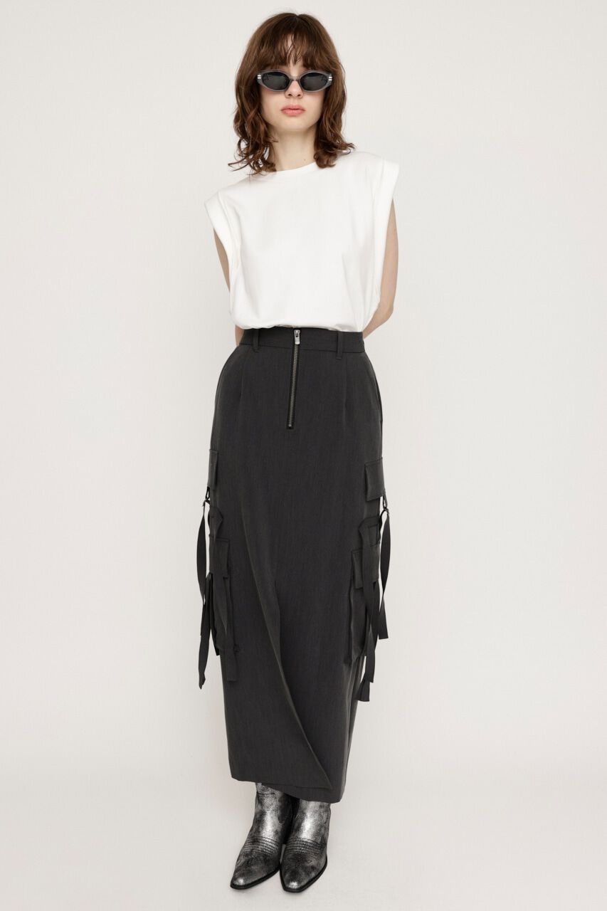 SLY「ROLL UP SLEEVE BOX トップス」|タンクトップ|