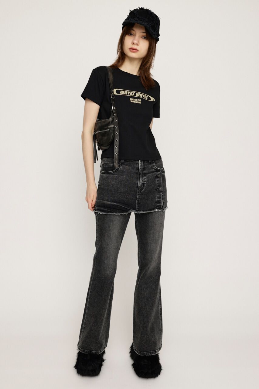 SLY「FRONT PRINT COMPACT Tシャツ」|Tシャツ・カットソー|