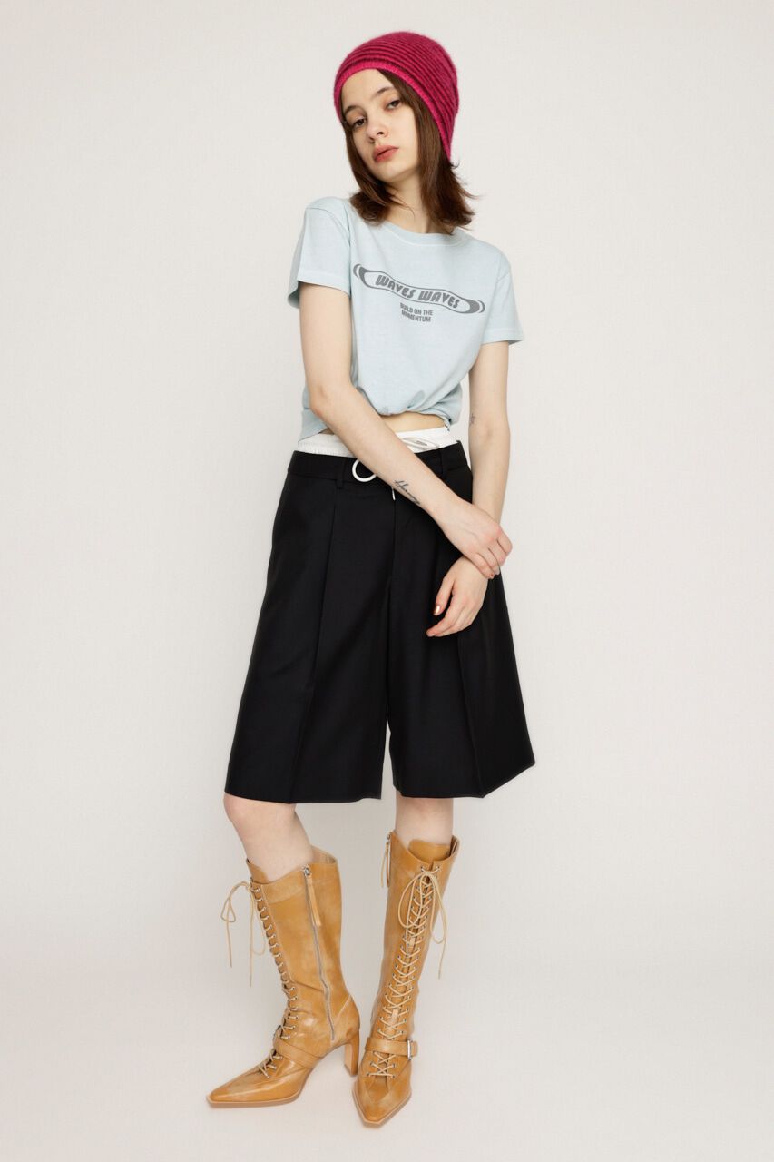 SLY「FRONT PRINT COMPACT Tシャツ」|Tシャツ・カットソー|