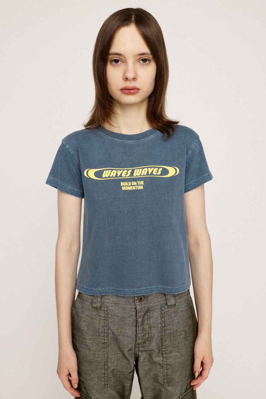 SLY「FRONT PRINT COMPACT Tシャツ」|Tシャツ・カットソー|