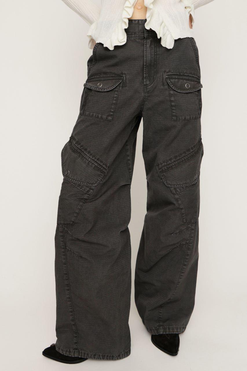 SLY「BIG PK MILITARY パンツ」|その他|L/BLK1