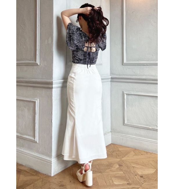 RESEXXY「タックスリーブラッフルブラウス」|シャツ・ブラウス|