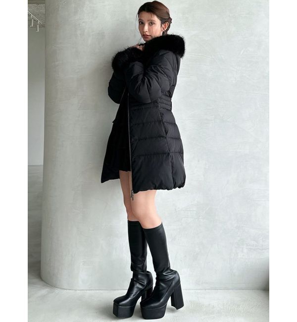 RESEXXY「フード付きダウンコート【完売サイズは品番：1526100221で販売中】」|ダウン|