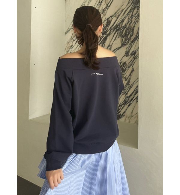 dazzlin「【CALNAMURコラボ】カルミアプリント オフショルダー プルオーバー」|スウェット・ジャージ|