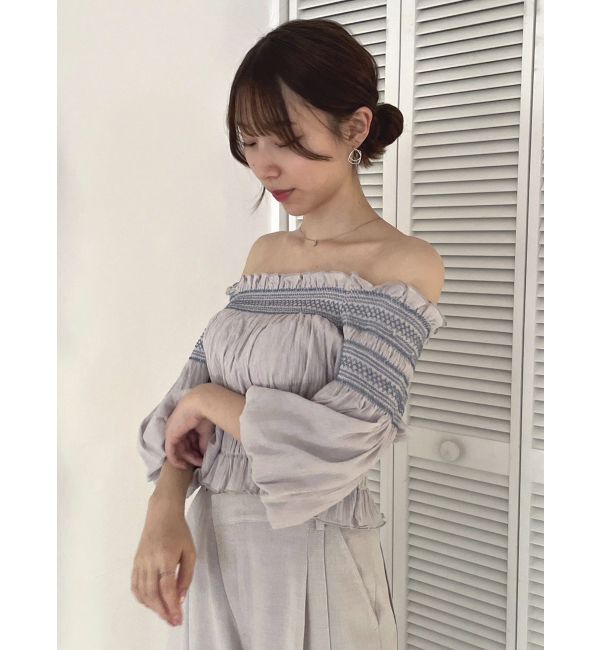 dazzlin「オフショルフェミニックトップス」|シャツ・ブラウス|