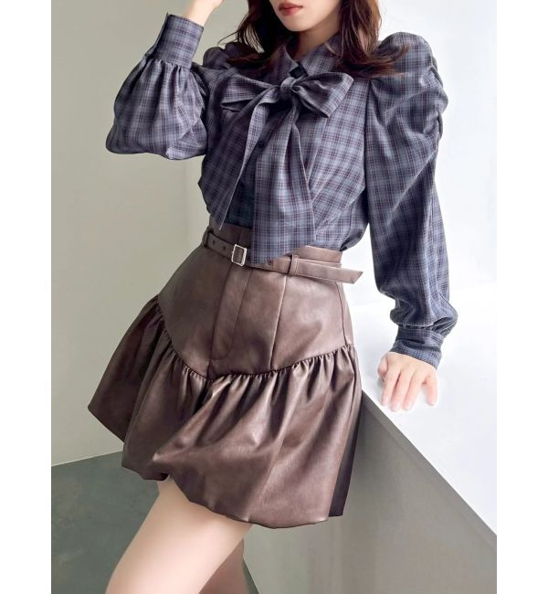 dazzlin「バルーンドッキングショートパンツ」|その他|ブラウン