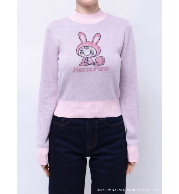 MERCURYDUO「【メゾピアノジュニアコラボ】 ベリエちゃんジャカードニット」|ニット・セーター|