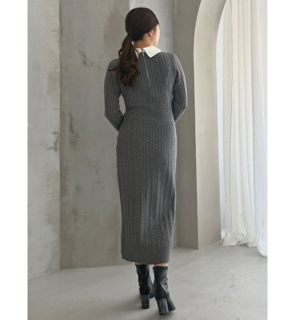 U.S. POLO ASSN.別注 ケーブルニットワンピース（MERCURYDUO）｜ルミネ